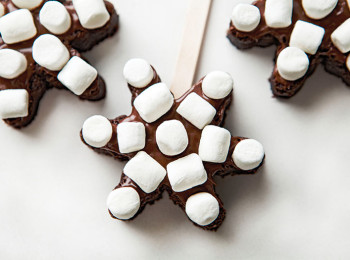 Brownie Snowflake