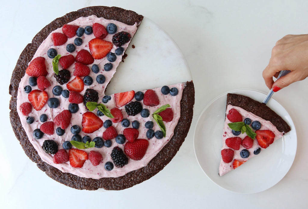 Tempest Shadow Triple Berry Brownie Pizza