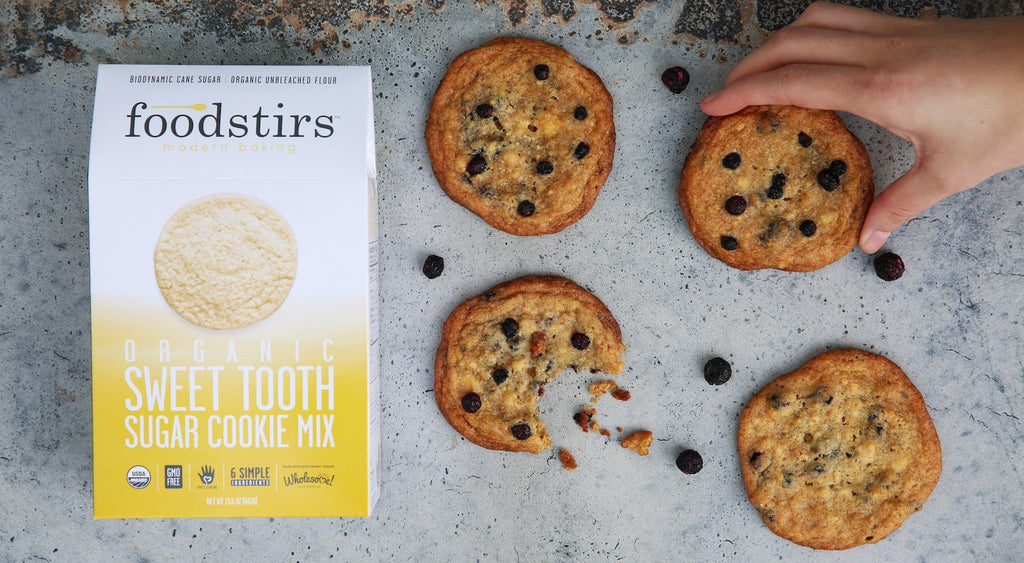 White Chocolate Blueberry Cream Cookies