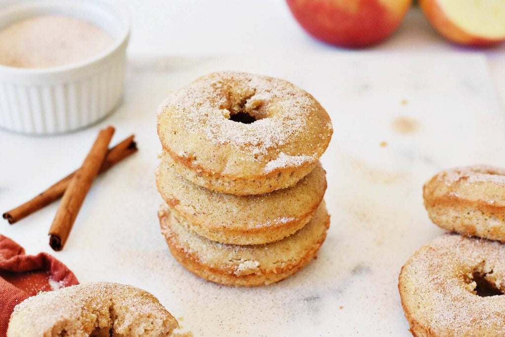 Baked Apple Cider Cake Donuts