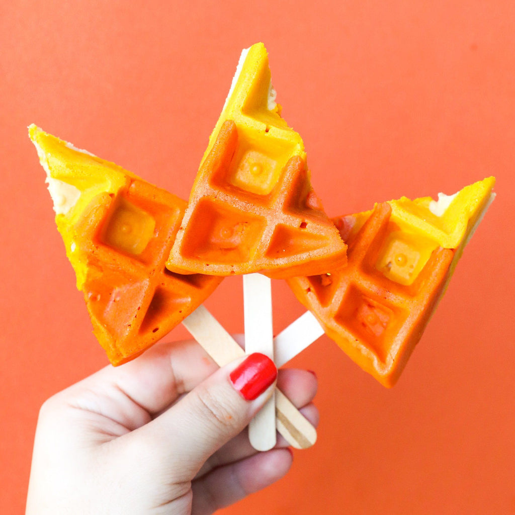 Foodstirs Organic Sunday Stacks Candy Corn Waffle Pops