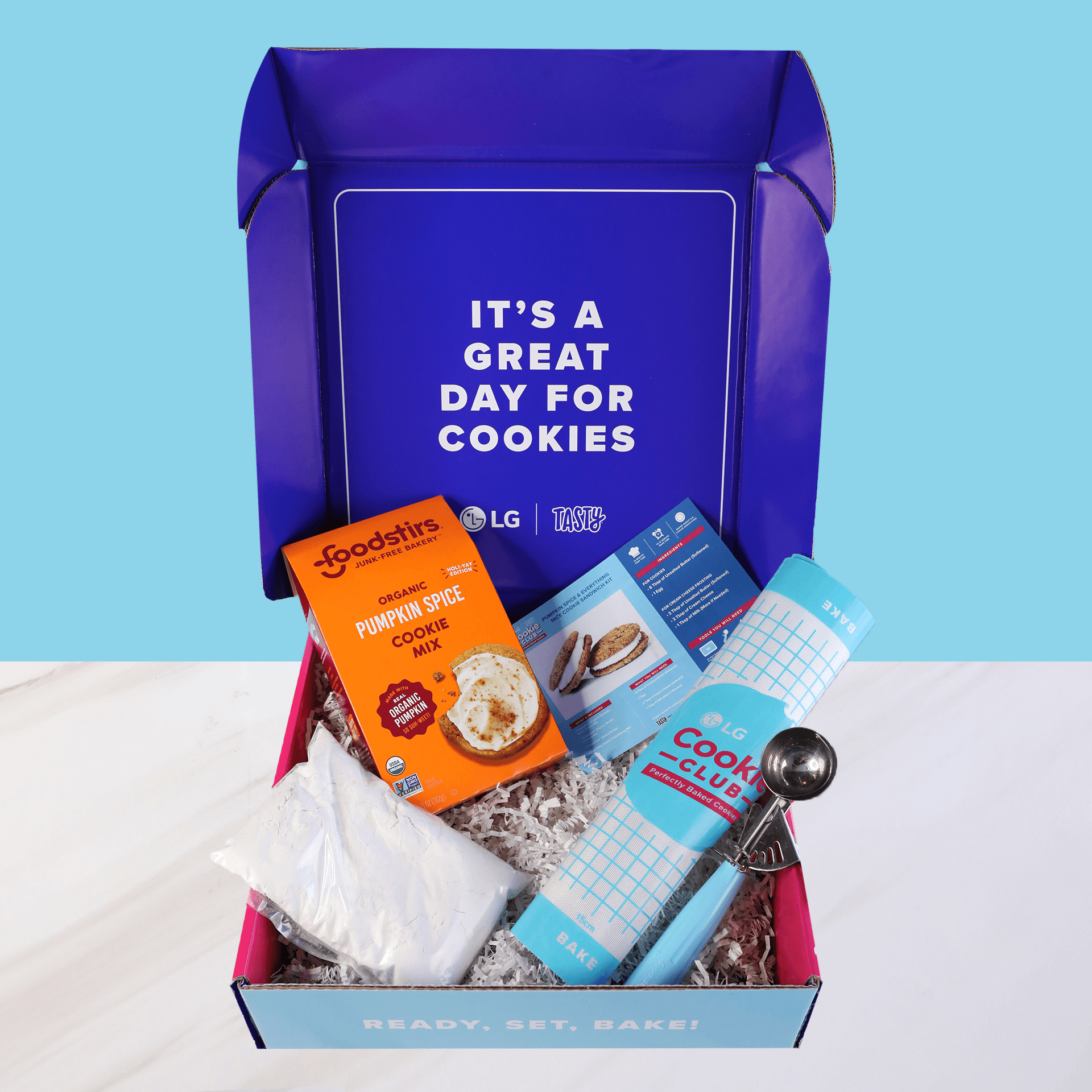 Pumpkin Spice & Everything Nice Cookie Sandwich Kit - LG Tasty Cookie Club Kit Foodstirs 