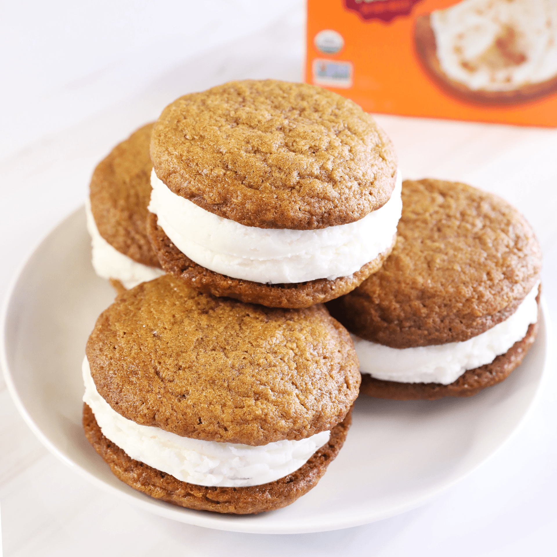 Pumpkin Spice & Everything Nice Cookie Sandwich Kit - LG Tasty Cookie Club Kit Foodstirs 