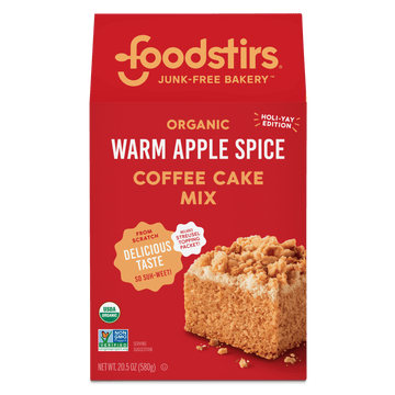 Foodstirs Organic Warm Apple Spice Coffee Cake Mix