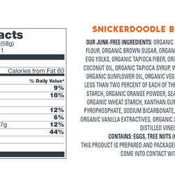 Snickerdoodle Blondie Bites - (6 4-packs of snickerdoodles, 24 mini snickerdoodles) Foodstirs 